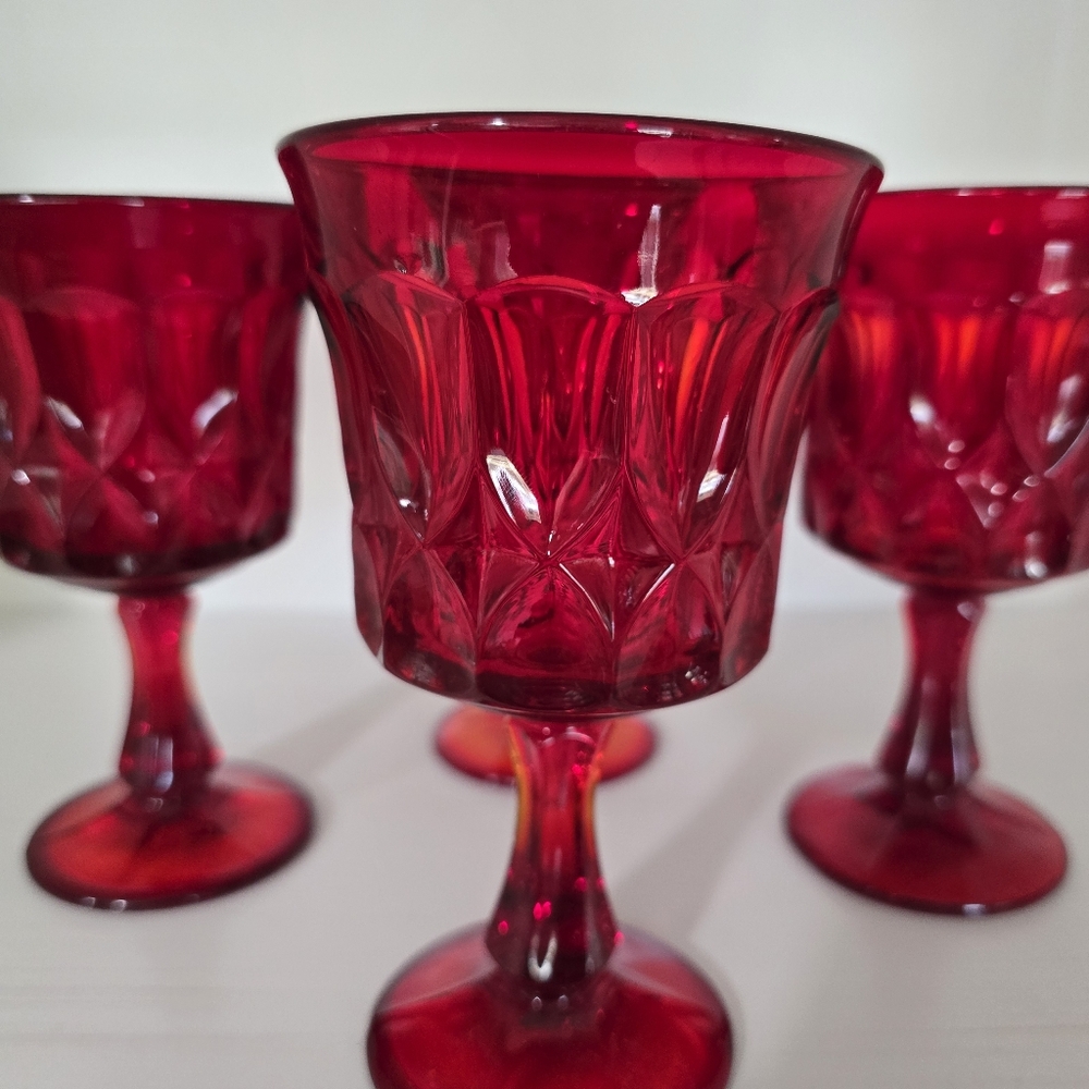 Nortake Ruby Goblets